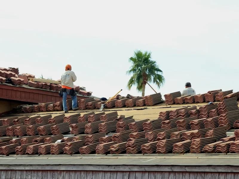 Roof work in Las Vegas